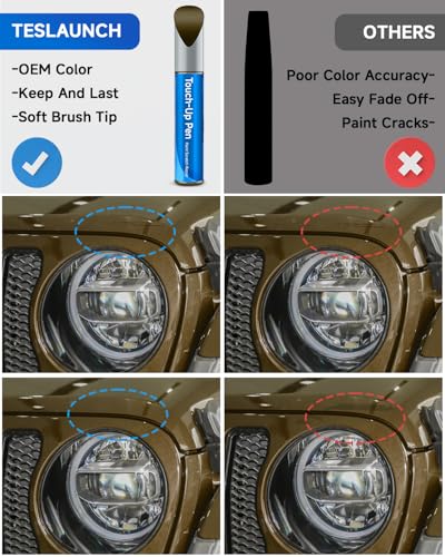 Touch Up Paint Compatible with Jeep Exact Match Touch Up Paint Car Scratch Repair (Sarge Green(PGG) Compatible with Most Models) - color: Sarge Green(PGG) Compatible with Most Models