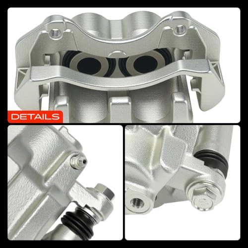 A-Premium Front Left and Right Side Disc Brake Caliper with Bracket - style: Akebono Calipers Front Sides