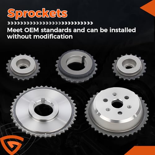 Timing Chain Kit 94201S for Chevy GMC Buick Pontiac Saab Saturn 2.0 2.2L - size: C6209S