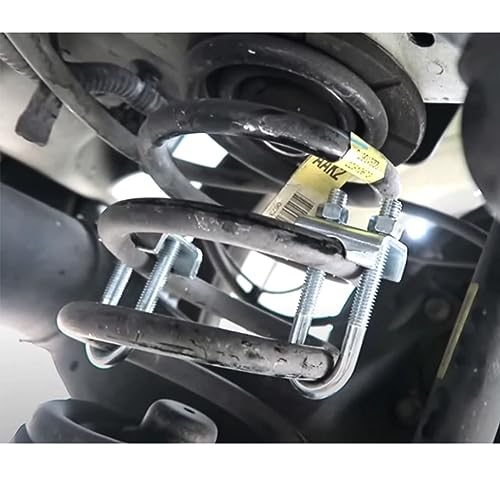 8 Pack Adjustable Coil Spring Lowering-Leveling Clamp Kit -Coil Spring Stabilizes Set for Car Coil Spring Suspension