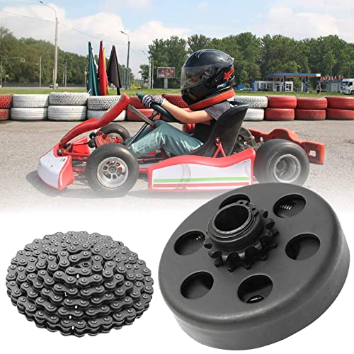 Go Kart Clutch 5/8 Bore 35 Chain 11 Tooth Sprocket for Go Kart Mini Bike - size: 5/8" Bore 11T & 35 Chain