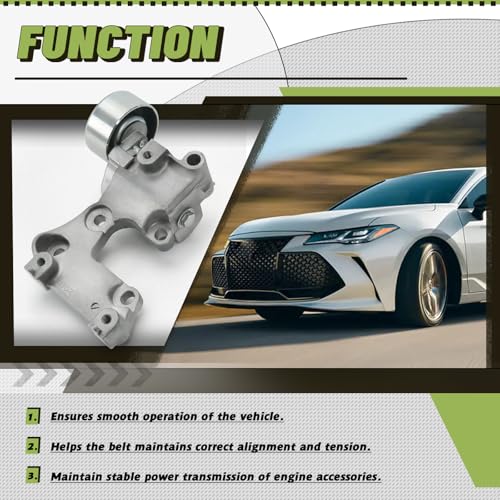 38410 Drive Belt Tensioner Pulley Kit Compatible with Lexus ES350 2007-2012, RX350 2007-2012, for Toyota Avalon 2005-2012, Camry 2007-2011, Sienna 2007-2010 3.5L V6 Replace 89158 7PK2090 - size: 38410