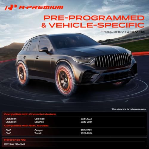 A-Premium 315MHz Pre-Programmed TPMS Sensor Tire Pressure Monitoring Sensor