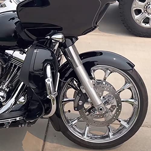 23-Inch Front Fender Fit for Harley Touring 1996-2023 - style: Matte Black 23inch 1996-2023