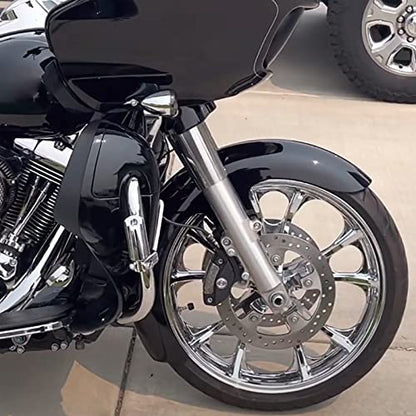 23-Inch Front Fender Fit for Harley Touring 1996-2023 - style: Matte Black 23inch 1996-2023