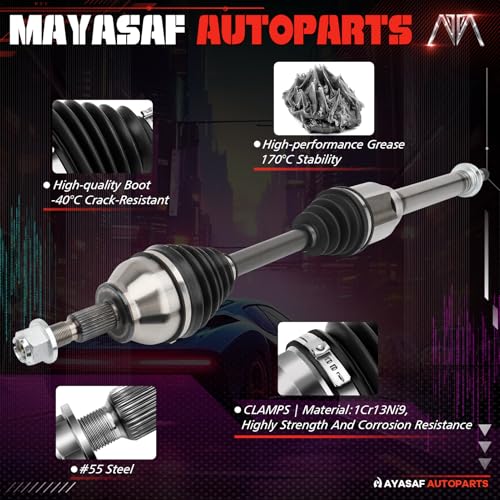 66-2308 Front CV Axle Shaft Assembly - size: 66-2308