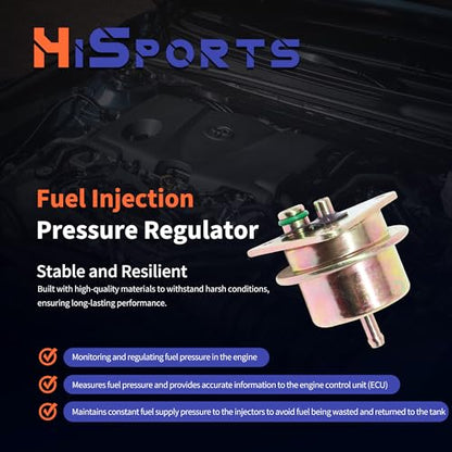 HiSport PR15T Fuel Injection Pressure Regulator 2.7BAR E3EE9C968AA - size: HSFPR15T