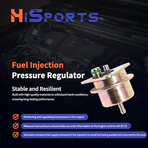 HiSport PR15T Fuel Injection Pressure Regulator 2.7BAR E3EE9C968AA - size: HSFPR15T