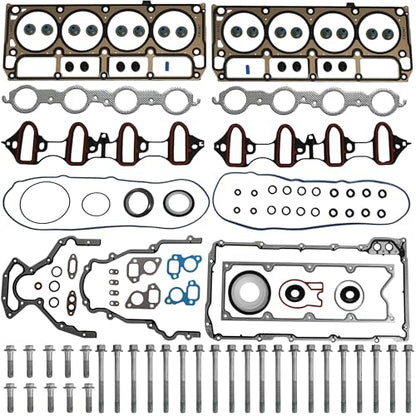 Full Gasket Set Head Gasket Bolt Set Fit for Chevy GMC Buick 5.3L 2007-2014