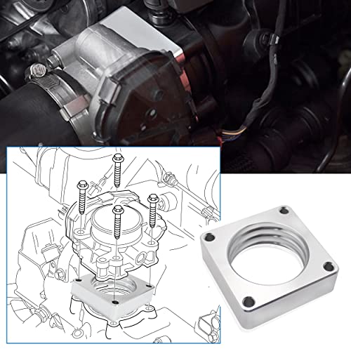 Throttle Body Spacer 1068 Replacement for Jeep Wrangler TJ YJ 87-06, Cherokee XJ 84-01