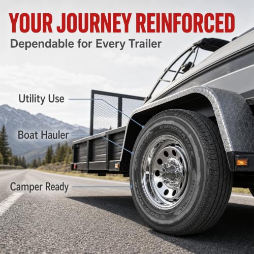 2-Pack Fits Goodyear Endurance All Season Trailer Tire ST225/75R15 Load E