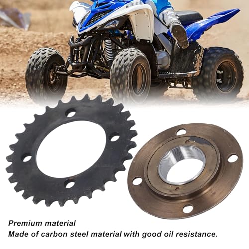 Sprocket Toothless Freewheel Kit, 420 29T Sprocket Carbon Steel Toothless Freewheel for ATVs 4 Pit Off Road Vehicles Go Karts Motorcycles