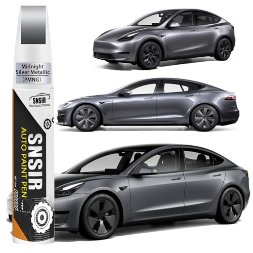 Car Touch Up Paint(PMNG Midnight Silver Metallic) for Honda/Tesla - color: Car Touch up Paint(Midnight Silver Metallic(PMNG)) Compatible with Tesla Model Y/3/X/S