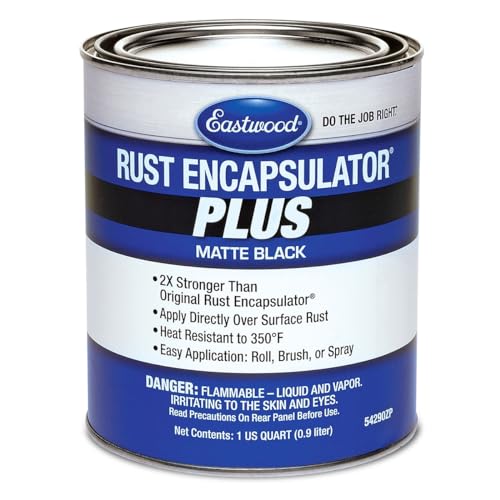 Eastwood Rust Treatment and Protection Kit - Clean Metal Encapsulater and Rubberized Undercoating