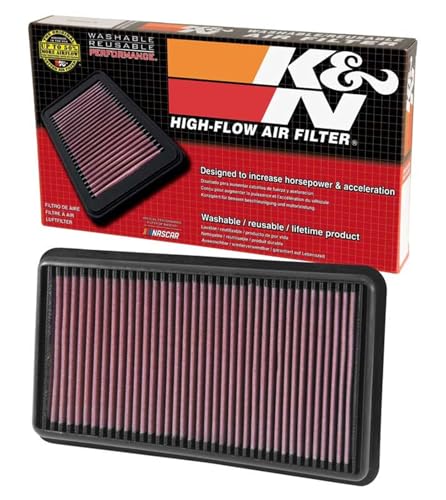 K&N High-Flow Original Lifetime Engine Air Filter: Washable, 33-5025