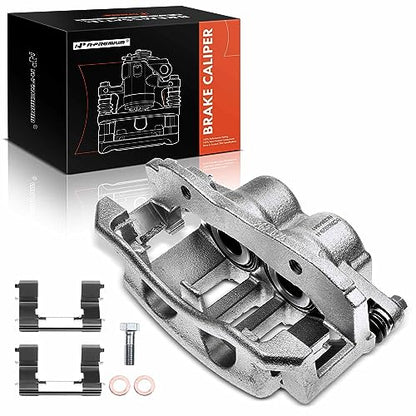 A-Premium Front Left Driver Disc Brake Caliper with Bracket - style: Front Driver Side
