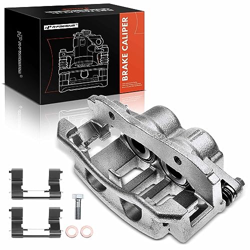 A-Premium Front Left Driver Disc Brake Caliper with Bracket - style: Front Driver Side