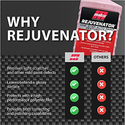Malco Paint Rejuvenator One-Step Rotary Automotive Paint Restorer, 32 Oz. - size: 1 Quarts (Pack of 1)