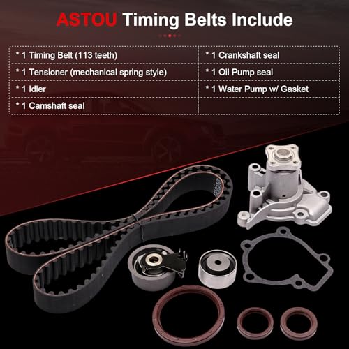 Timing Belt Kit w/Water Pump for 2006-2012 for Hyundai for Elantra 2.0L