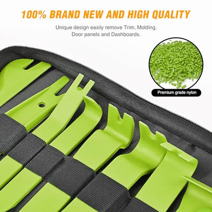 GOOACC 102Pcs Car Push Retainer Clips & Auto Fasteners Assortment - color: 102Pcs Green