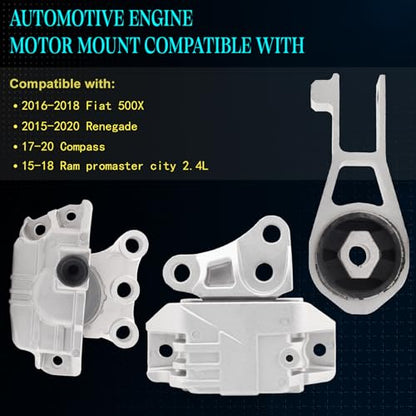 Engine Motor Mount for 2016-2018 Fiat 500X 2.4L - size: 2016-2018 500X 2.4L