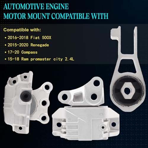 Engine Motor Mount for 2016-2018 Fiat 500X 2.4L - size: 2016-2018 500X 2.4L