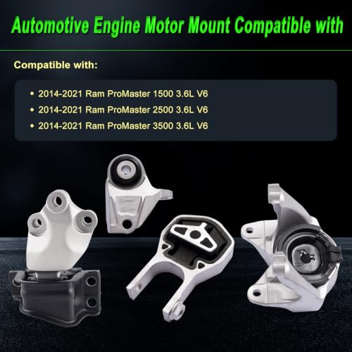 Engine Motor Mount for 2014-2021 Ram Promaster 1500 2500 3500 3.6L - size: 2014-2021 Ram Promaster
