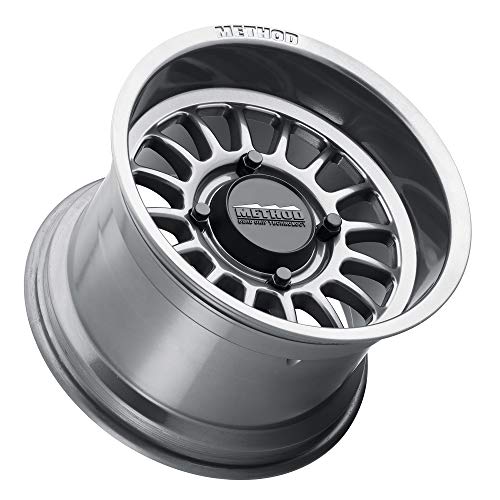 Method Race Wheels 411 Gloss Titanium 15x7" 4x136", 13mm offset 4.5" Backspace, MR41157047843 - color: Gloss Titanium, size: 15x7 inches