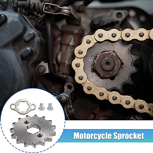 X AUTOHAUX 1Set 428 Style 15 Teeth 20mm ID Motorcycle Front Engine Sprocket