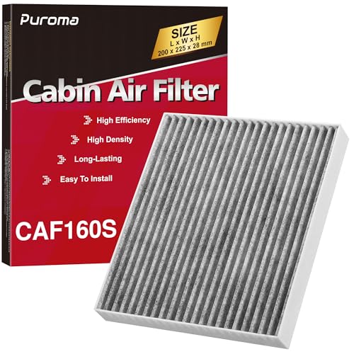 Puroma Cabin Air Filter Activated Carbon for CF12160 CAF1948P Hyundai KIA - style: CAF160S