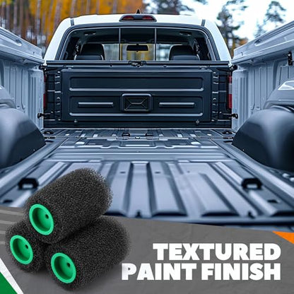 Teenyyou 9 Pcs Textured Paint Roller 4 Inch Bed Liner Roller Covers
