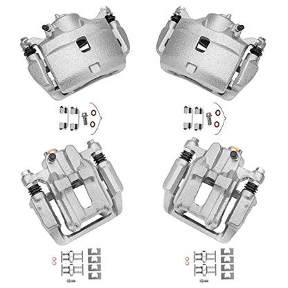 Detroit Axle - 4pc Brake Calipers for 2003-2011 Honda Element - size: 4B3600003/Kit