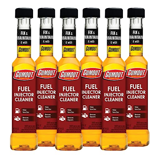 Gumout 510019-6PK Fuel Injector Cleaner, 6 oz. (Pack of 6) - size: 6 Fl Oz (Pack of 6), style: Fuel Injector Cleaner