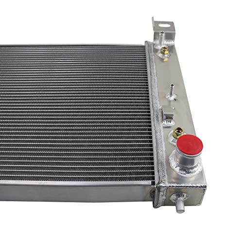 CoolingCare All Aluminum Double Oilcooler 3 Row Radiator for 1999-2011 Chevy Silverado, GMC Sierra 1500 2500 Series V8 Engine (19" x 40" OVERALL)