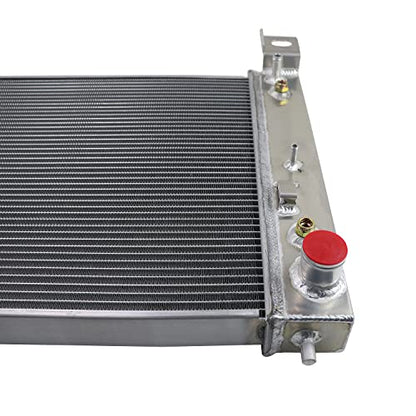 CoolingCare All Aluminum Double Oilcooler 3 Row Radiator for 1999-2011 Chevy Silverado, GMC Sierra 1500 2500 Series V8 Engine (19" x 40" OVERALL)