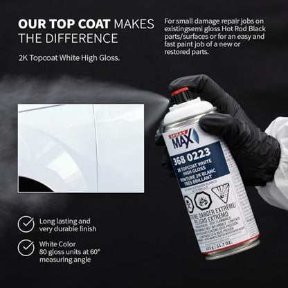 SprayMax 2K Topcoat High Gloss White | 2K High Gloss White Spray Paint