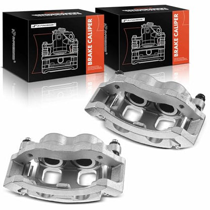 A-Premium Front Disc Brake Caliper with Bracket - style: with 7700 lb GVW Left and Right