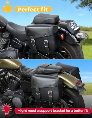KEMIMOTO Motorcycle Saddlebags 30L Large Capacity Universal Saddle Bags