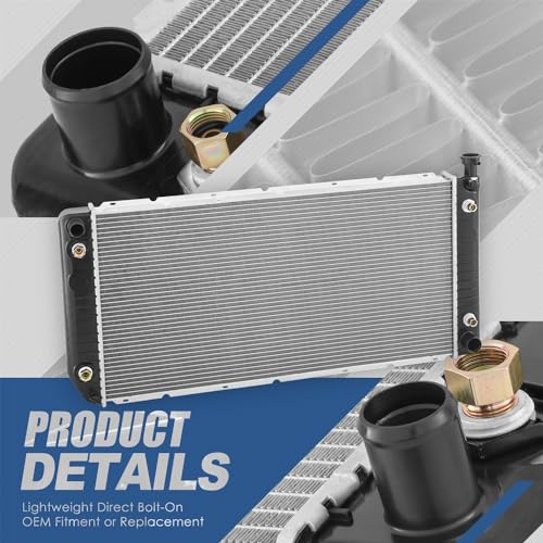 Auto Dynasty 624 Radiator for 1988-1993 Chevy GMC C/K Series Suburban Yukon - color: 88-93 Blazer C/K Pickup/Yukon