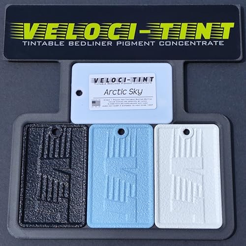 VelociTint Bedliner Pigment Concentrate 2oz Pouch for 2K Urethane Tintable Bed Liner 200+ Colors Available (Arctic Sky) - color: Arctic Sky