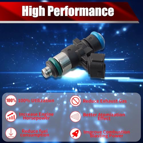 Set of 3 Fuel Injectors JSN180E Replacement - size: JSN180E