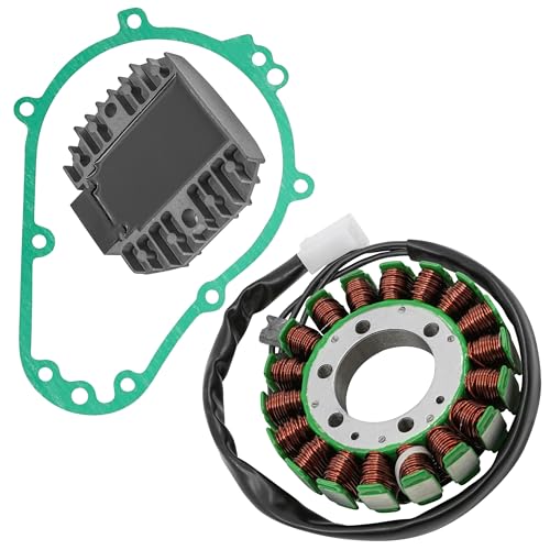 Caltric Stator & Regulator Rectifier W/Gasket Compatible with Kawasaki Zzr600 Zx600E 2002-2005
