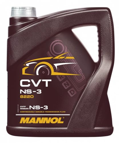 Mannol NS-3 Synthetic CVT Transmission Fluid, 4L Bottle, Ensures Smooth Gear Shifts, Reduces Wear and Tear, Provides Cold Weather Protection - size: 4L