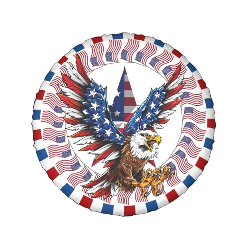 American Eagle Spare Tire Cover Waterproof Sun Protection Fit 17 Inches - color: Eagle, size: 17 inch