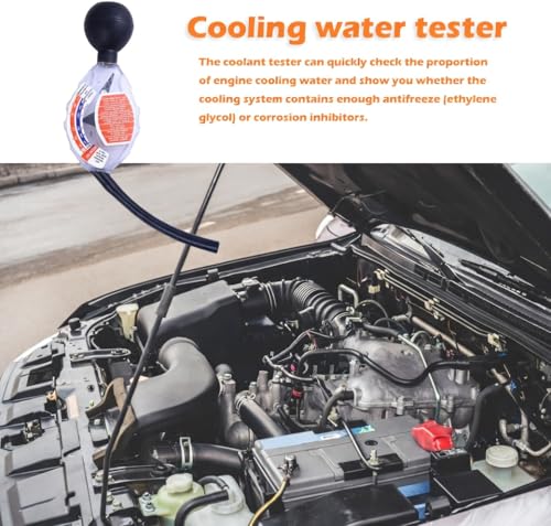 Coolant Tester, Car Coolant Tester, Automotive Antifreeze Tester, Dial Type Automotive Rapid Anti Freeze Tester Densitometer for Freezing Boiling Point Measurement