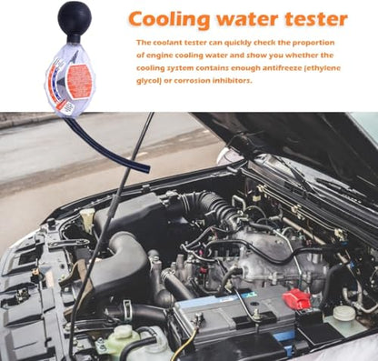 Coolant Tester, Car Coolant Tester, Automotive Antifreeze Tester, Dial Type Automotive Rapid Anti Freeze Tester Densitometer for Freezing Boiling Point Measurement