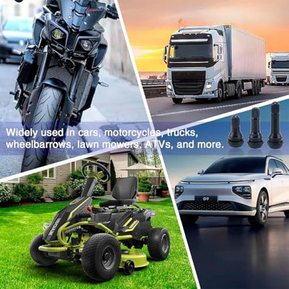 Zpana 40PCS Car Valve Stem Removal Tool Kit, 4 Way Vehicle Tire Core Puller Installer Set with 5PCS TR412 TR413 TR414, Dual Single Head Auto Tyre Repair Accessories, Universal Fit