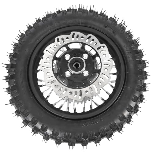 2.50-10 Front Wheel Tire & 3.00-10 Rear Wheel Tire for Mini Dirt Pit Bike Razor CRF50 XR50 SSR - size: 2.50-10 in + 3.00-10 in