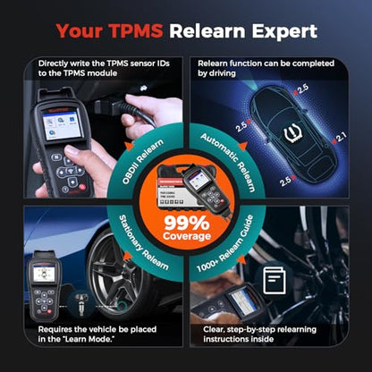 Autel MaxiTPMS TS408S, 2026 TPMS Relearn Tool Update of TS401 TS408 Scanner