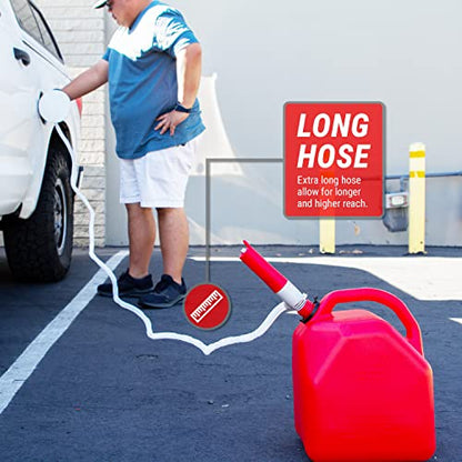 TERA PUMP Gas Diesel E15 to E85 Battery Powered Transfer Pump - style: XL Auto Stop Pump (D)